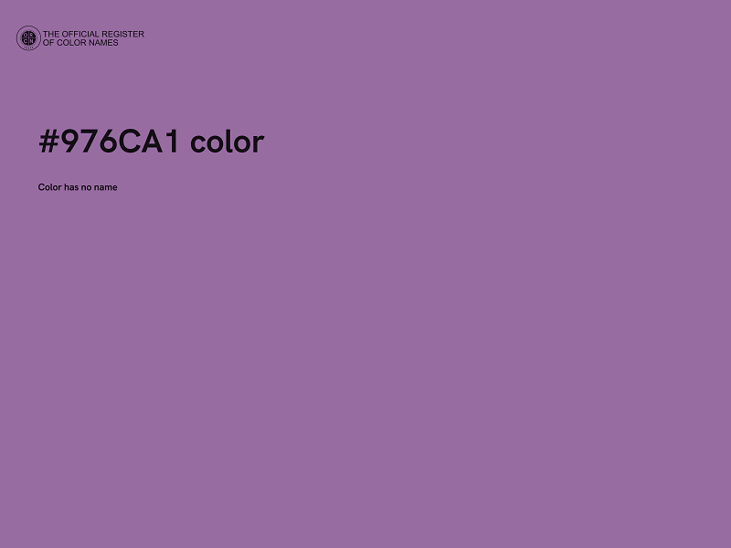 #976CA1 color image
