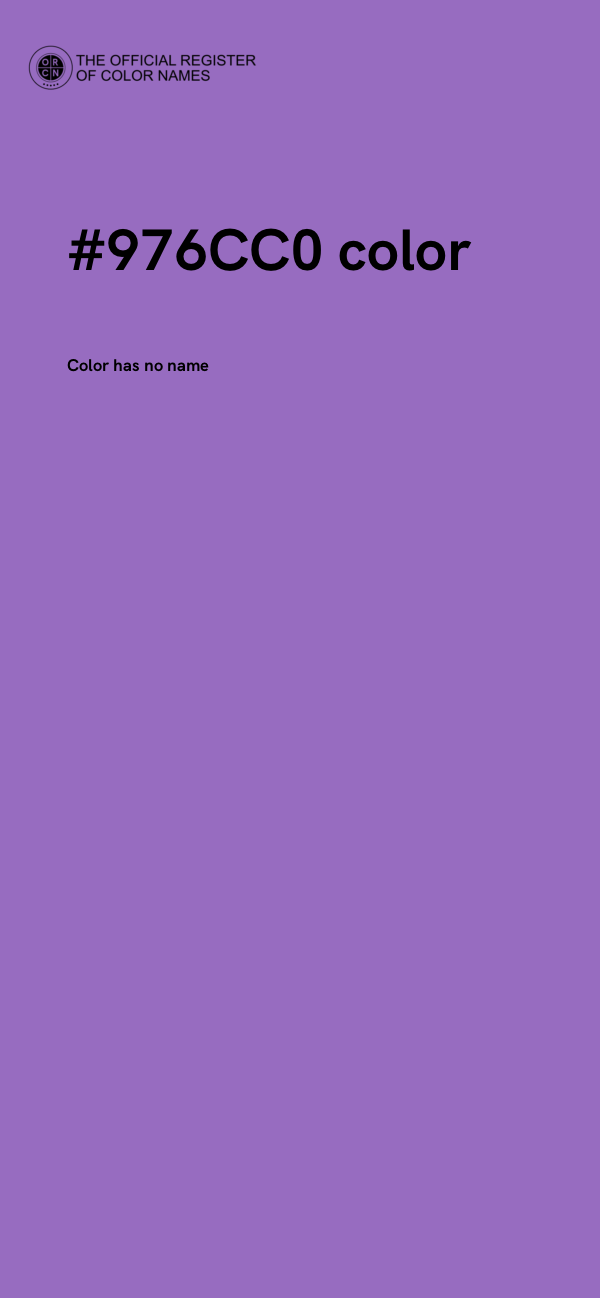 #976CC0 color image