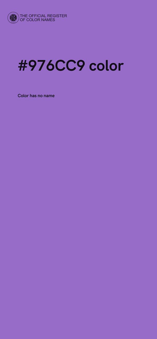 #976CC9 color image