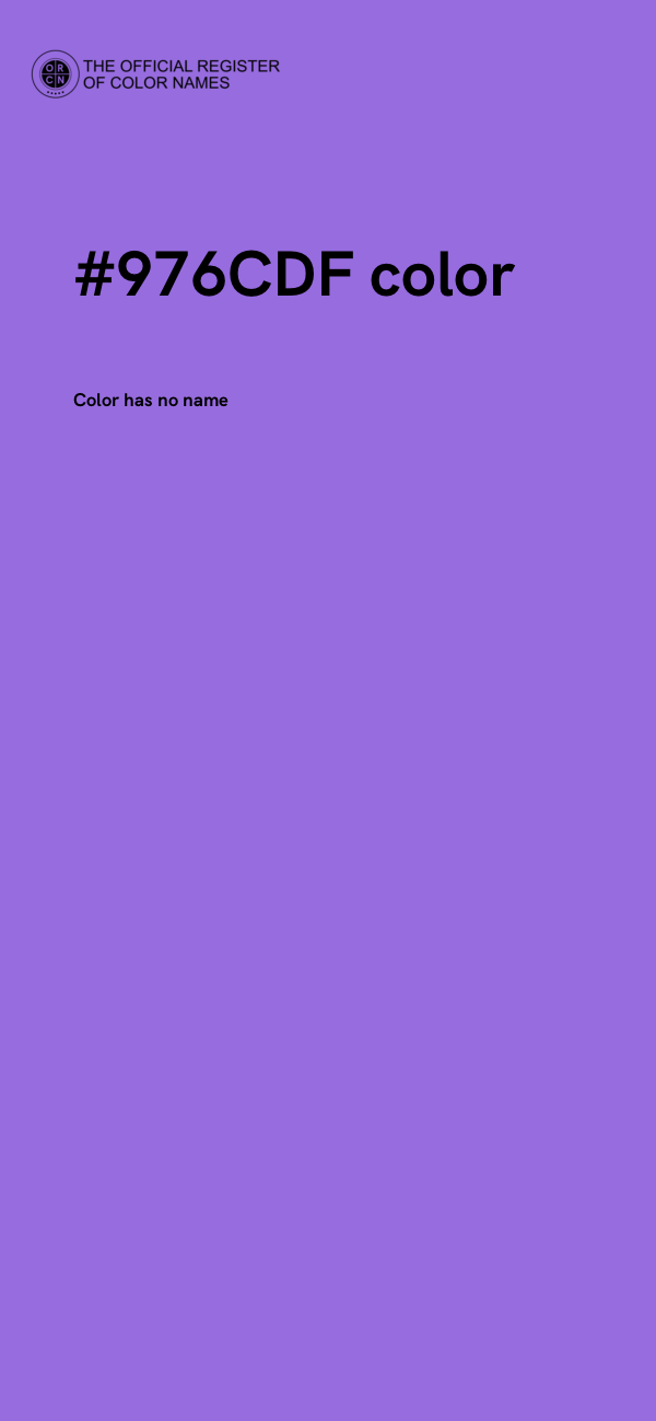 #976CDF color image