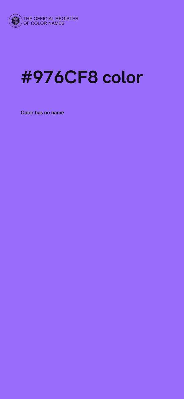 #976CF8 color image
