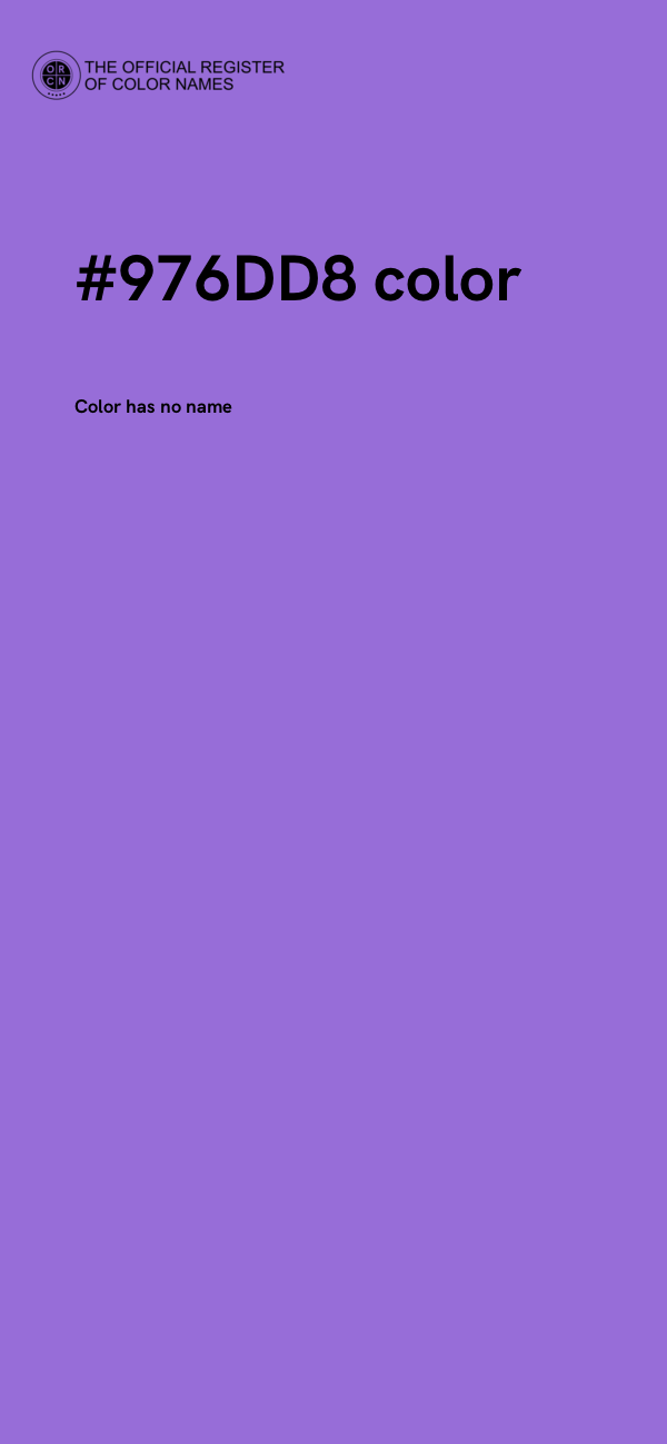 #976DD8 color image