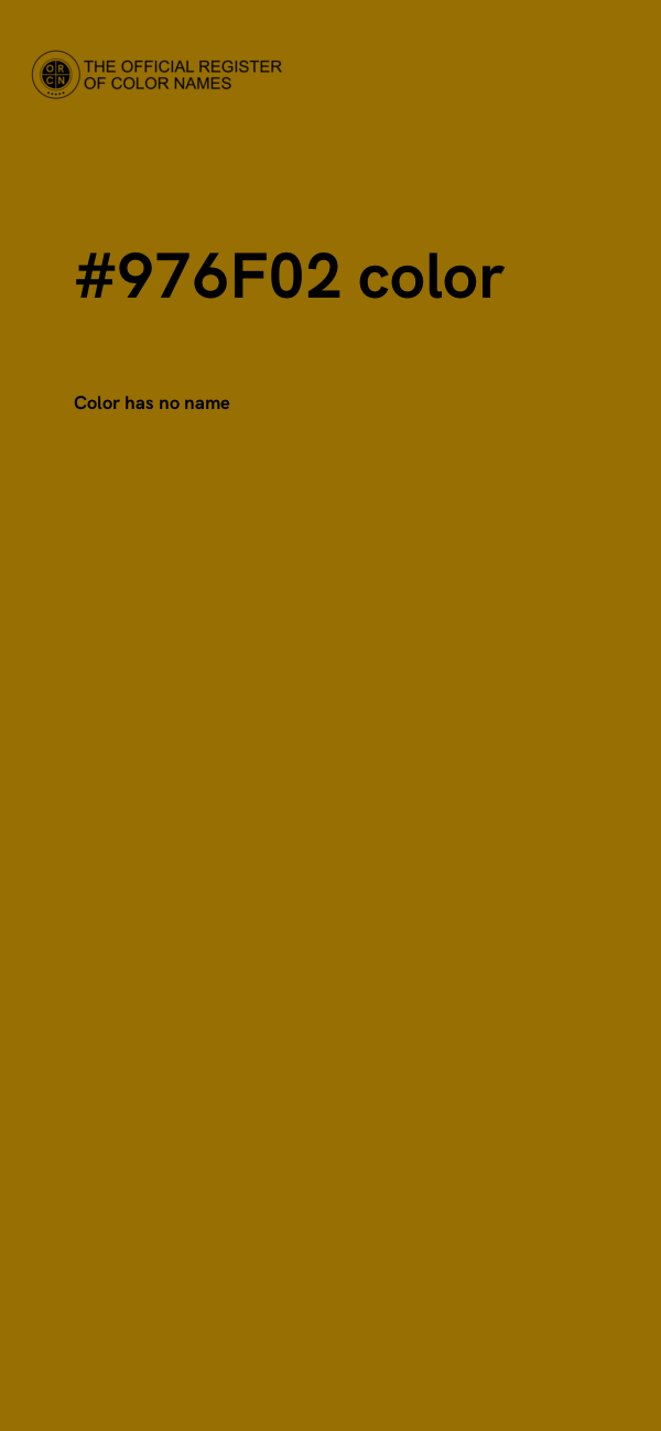 #976F02 color image