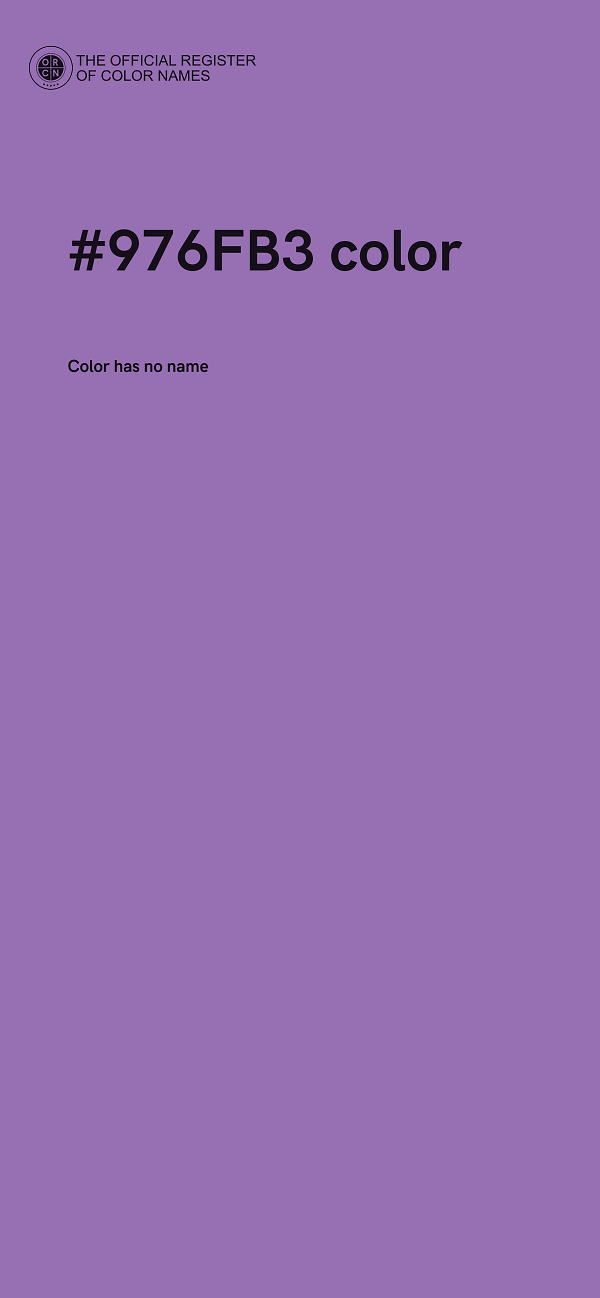 #976FB3 color image
