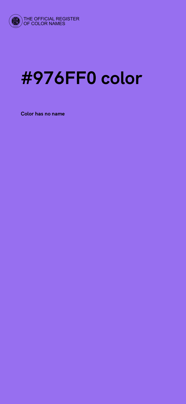 #976FF0 color image