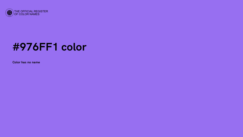 #976FF1 color image