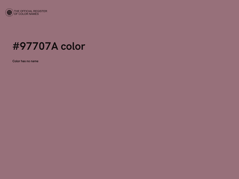 #97707A color image