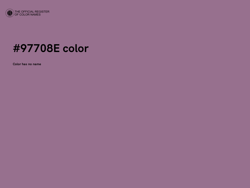 #97708E color image