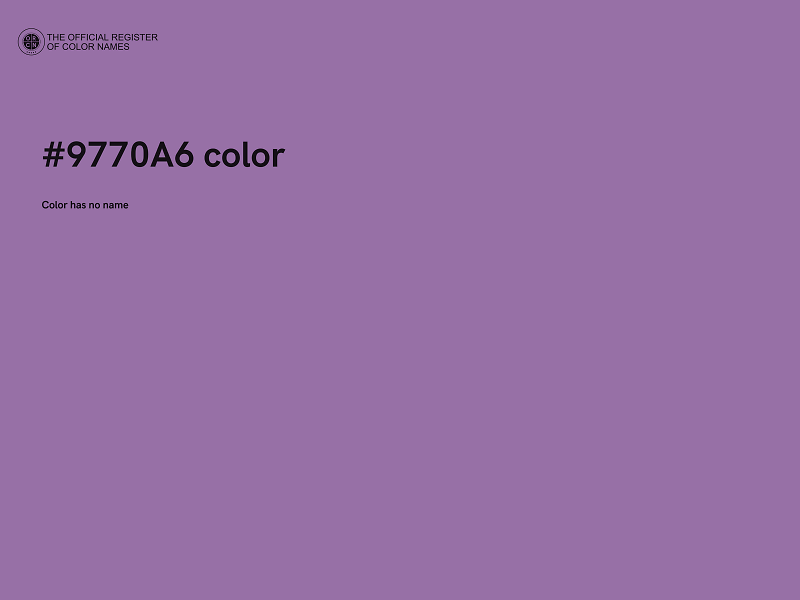 #9770A6 color image