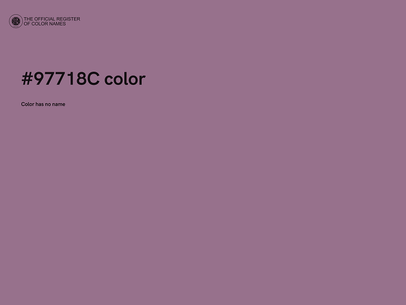 #97718C color image