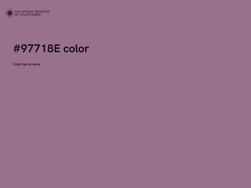 #97718E color image