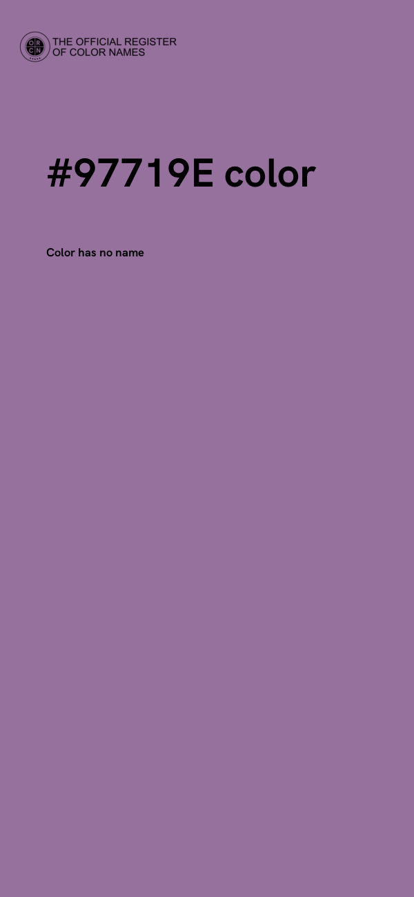 #97719E color image