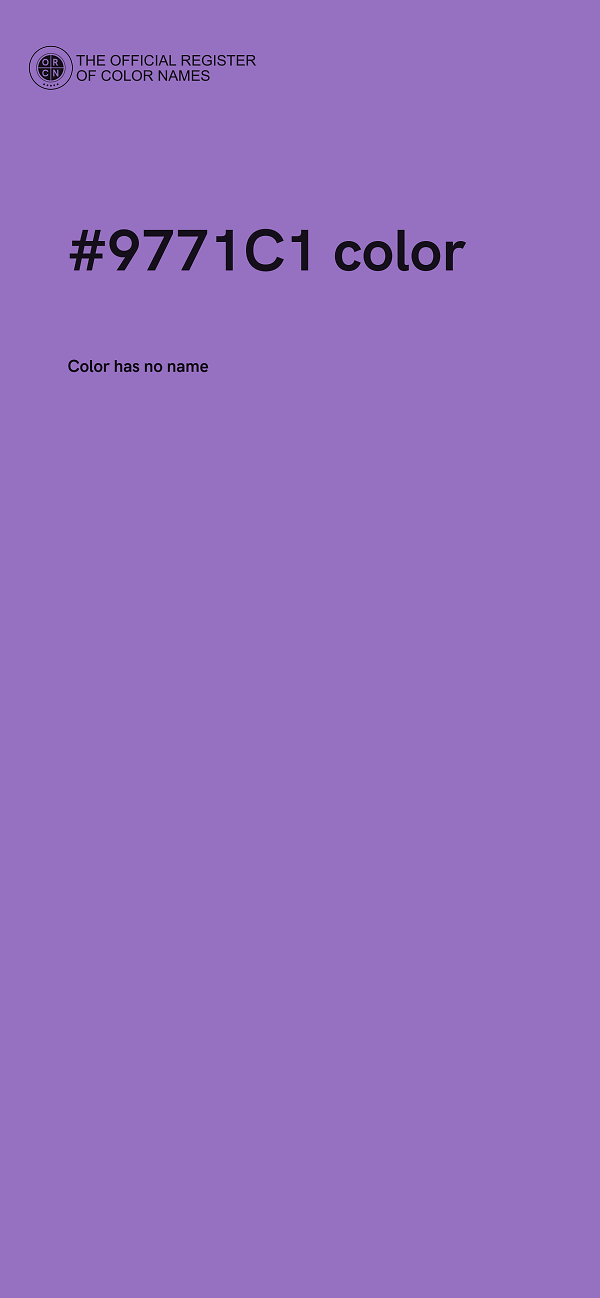 #9771C1 color image