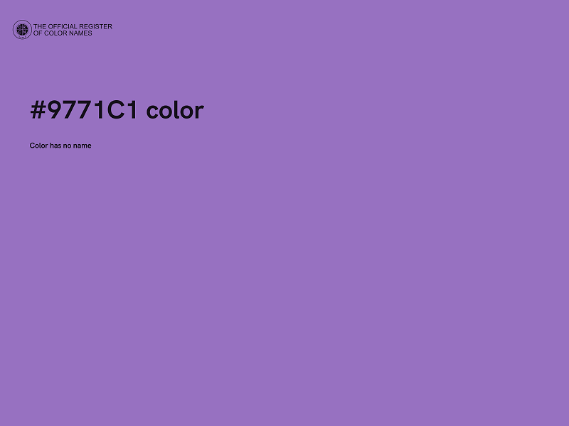 #9771C1 color image