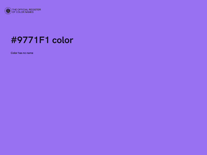 #9771F1 color image