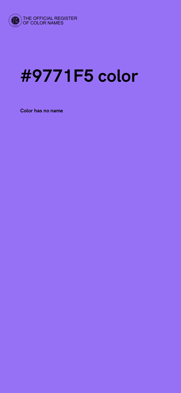 #9771F5 color image