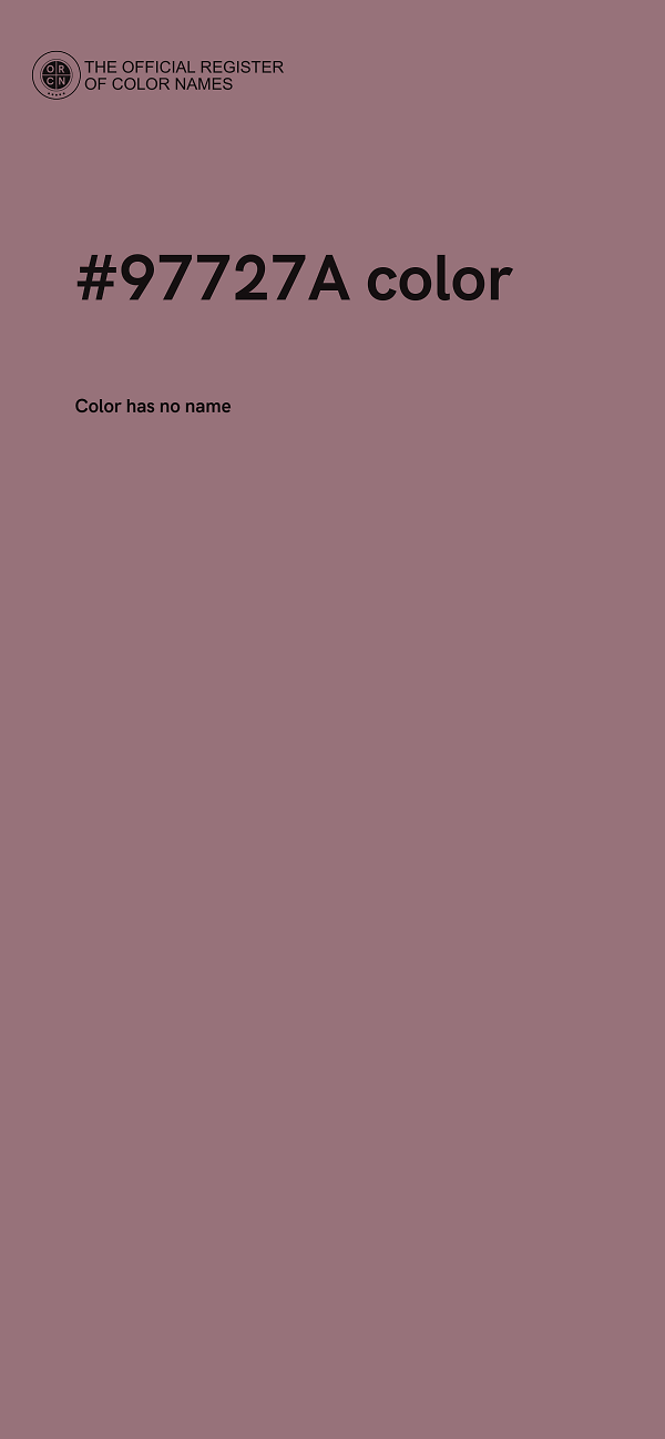 #97727A color image