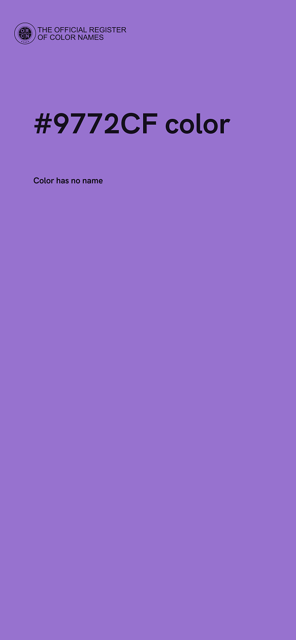 #9772CF color image