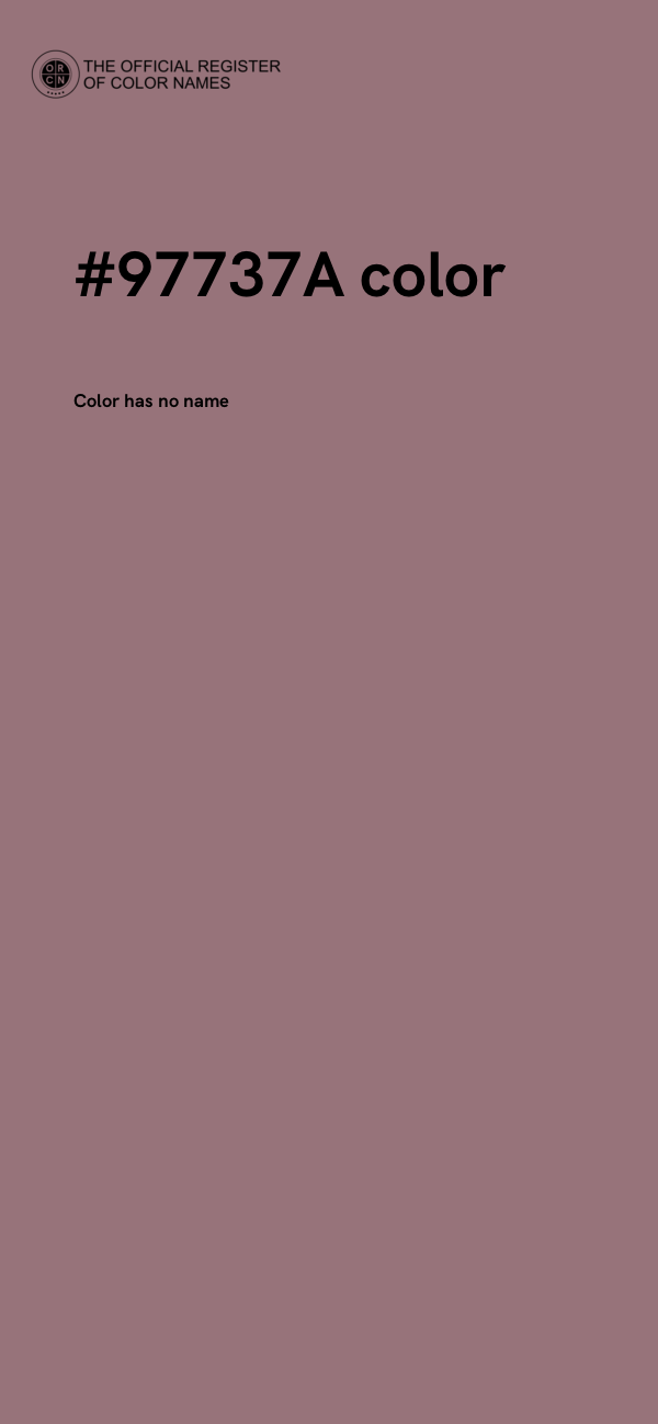 #97737A color image
