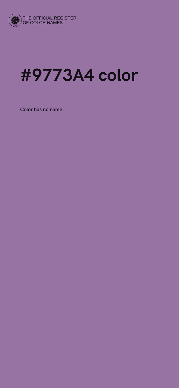 #9773A4 color image