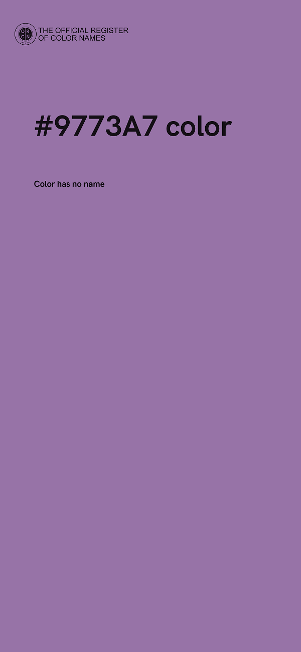#9773A7 color image