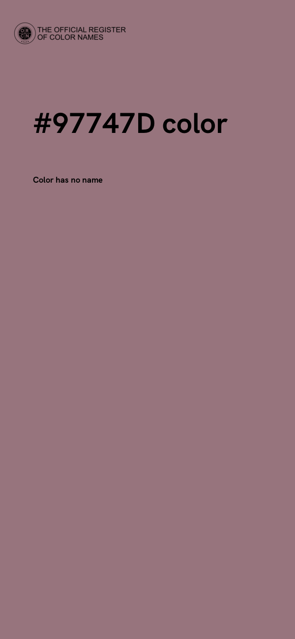 #97747D color image