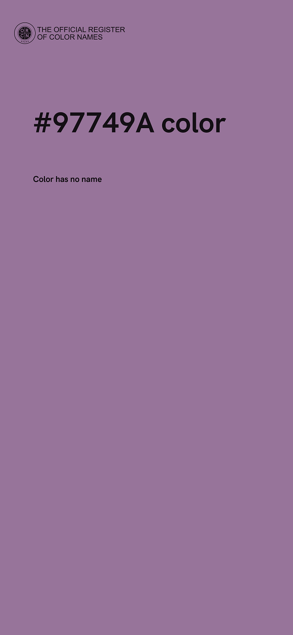 #97749A color image
