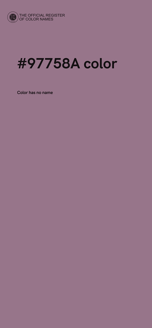 #97758A color image