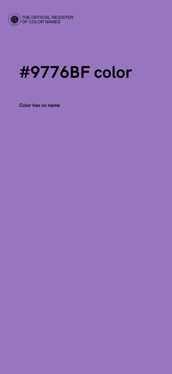 #9776BF color image
