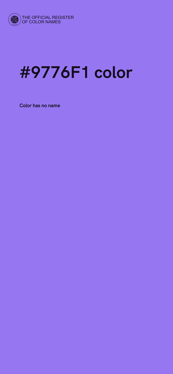#9776F1 color image
