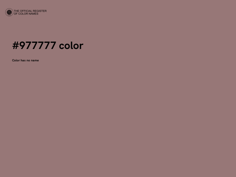 #977777 color image