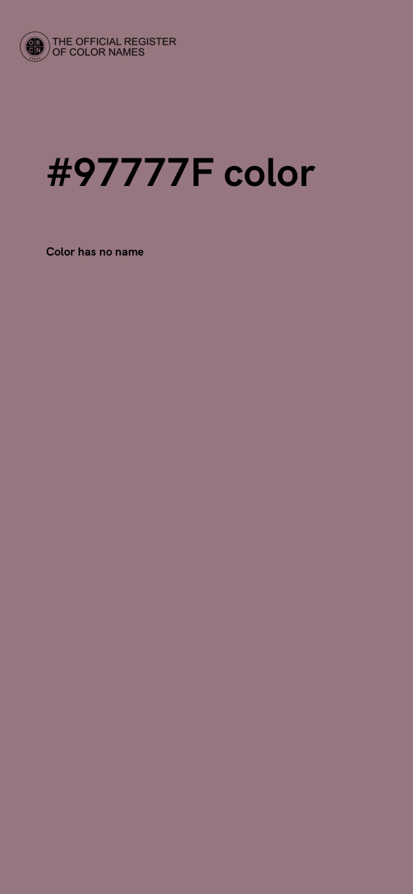 #97777F color image