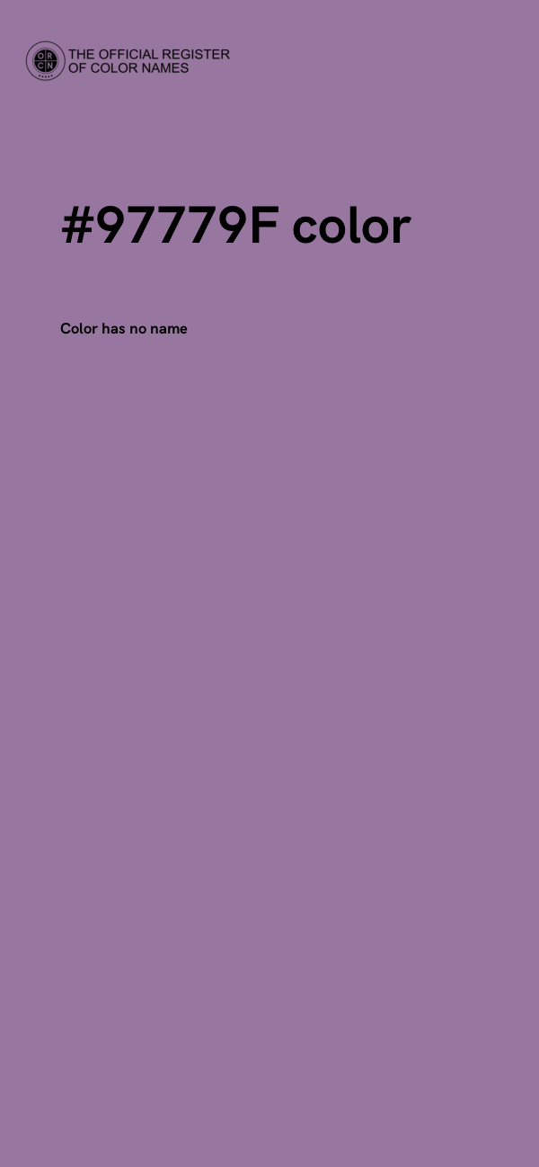 #97779F color image