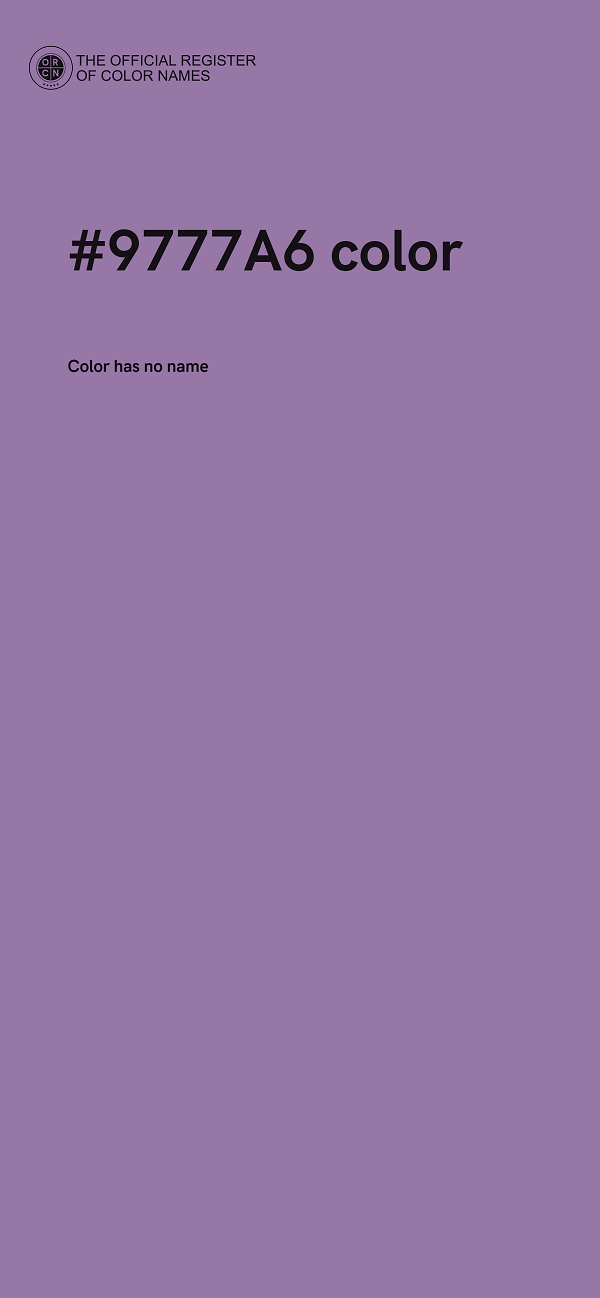 #9777A6 color image