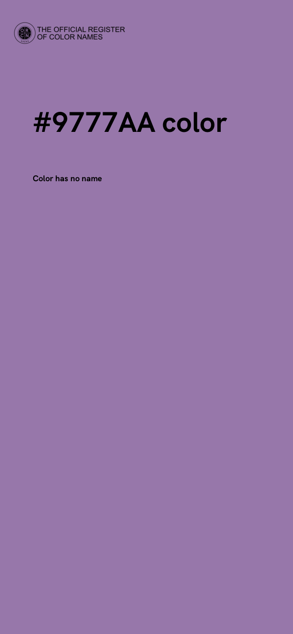 #9777AA color image