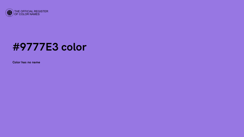 #9777E3 color image