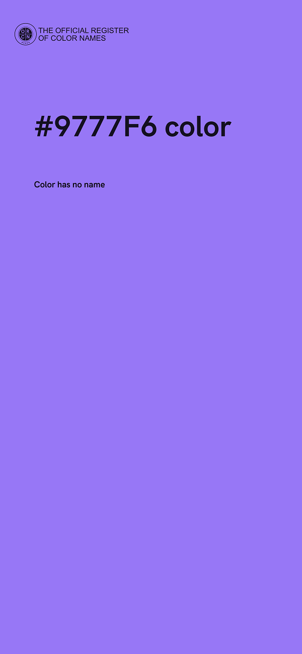#9777F6 color image