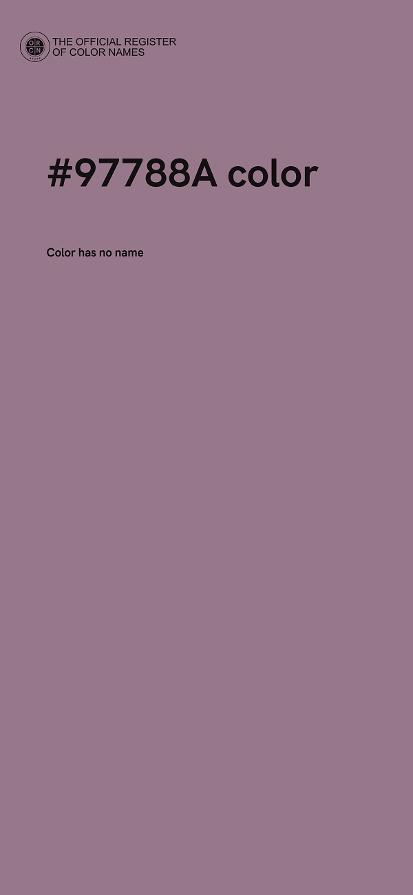 #97788A color image