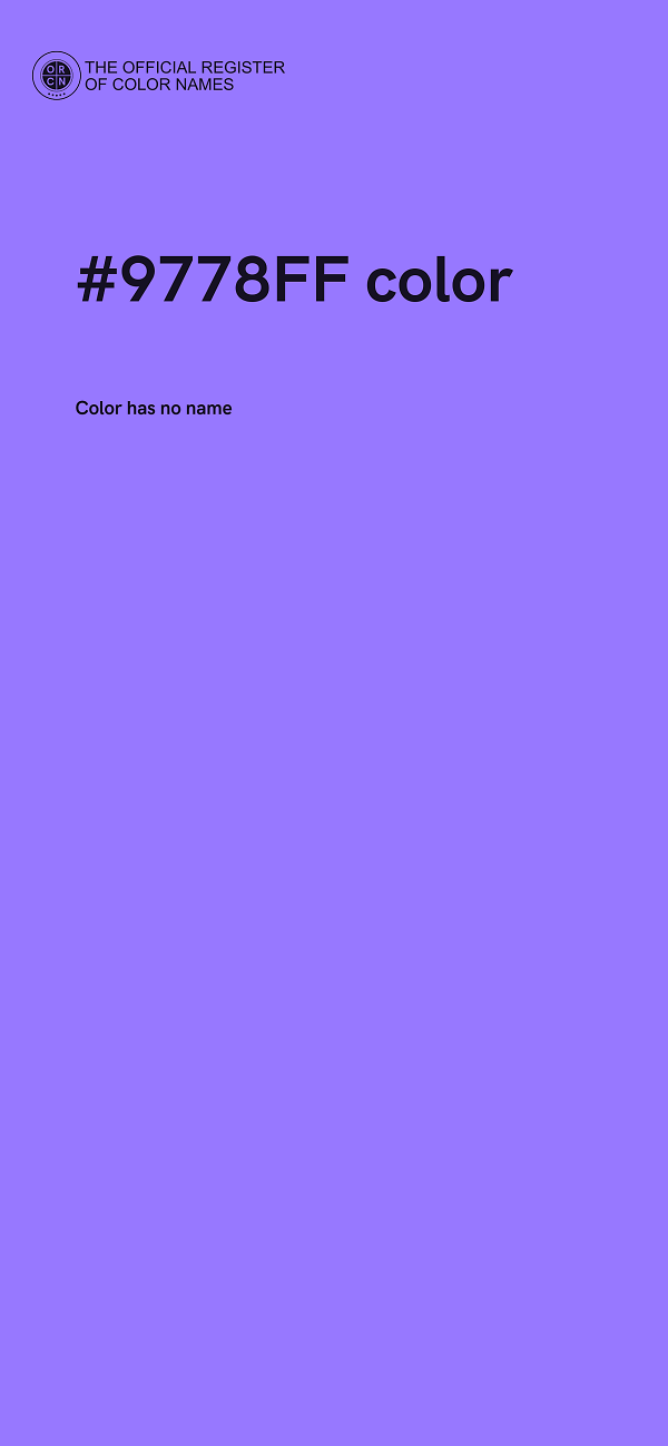 #9778FF color image