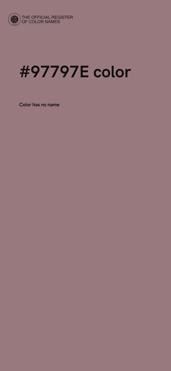 #97797E color image