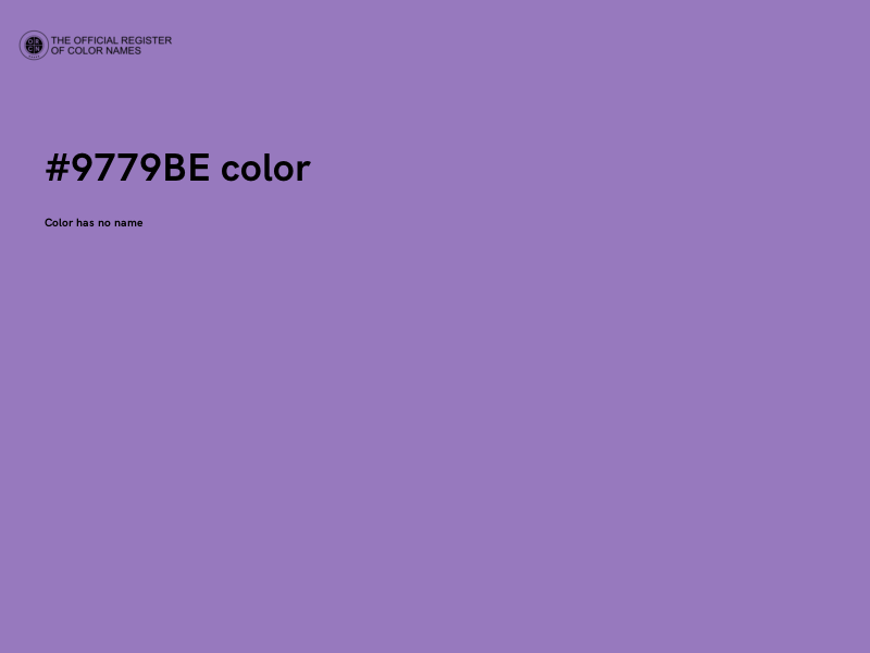 #9779BE color image