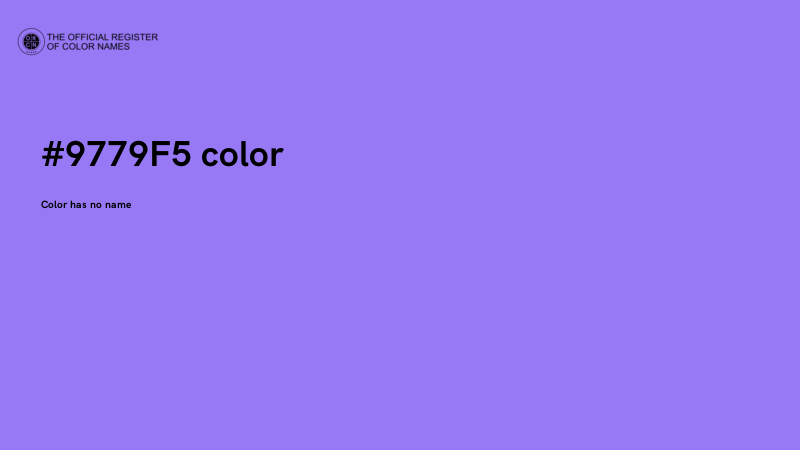 #9779F5 color image