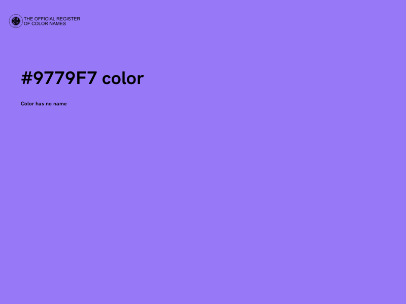 #9779F7 color image