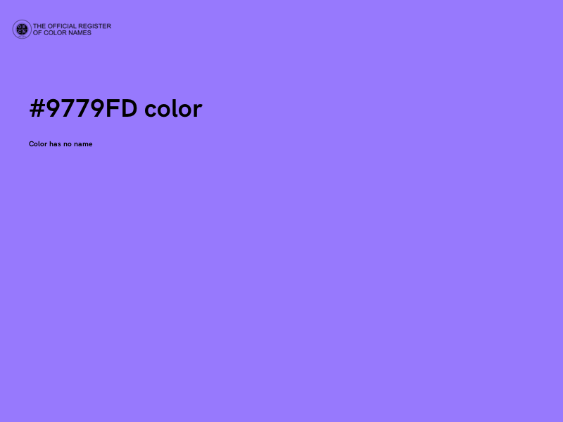 #9779FD color image