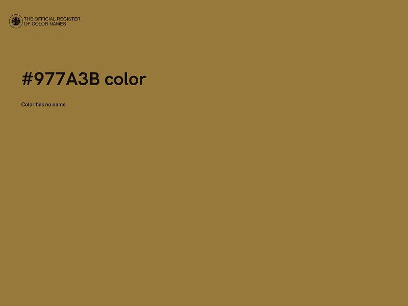 #977A3B color image