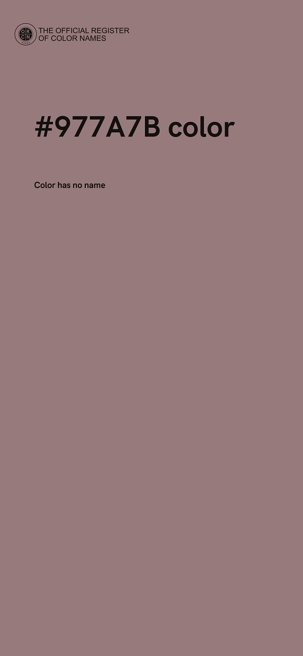 #977A7B color image