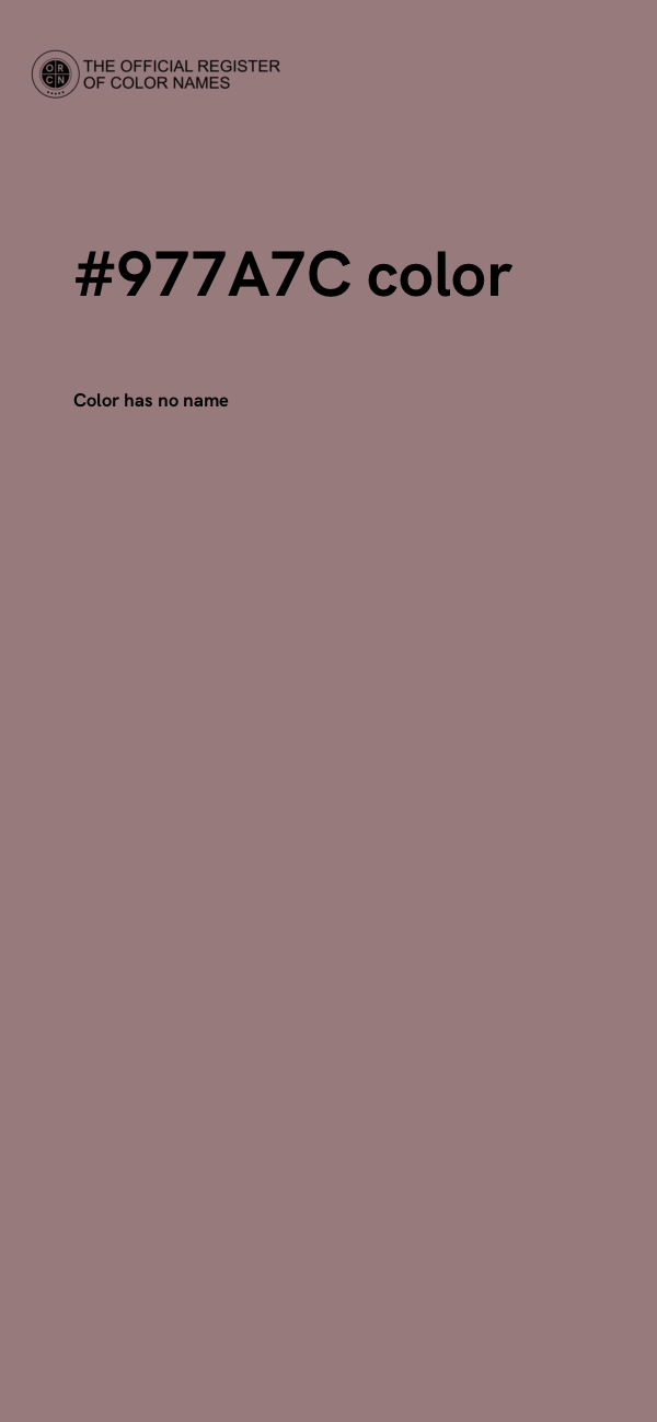 #977A7C color image