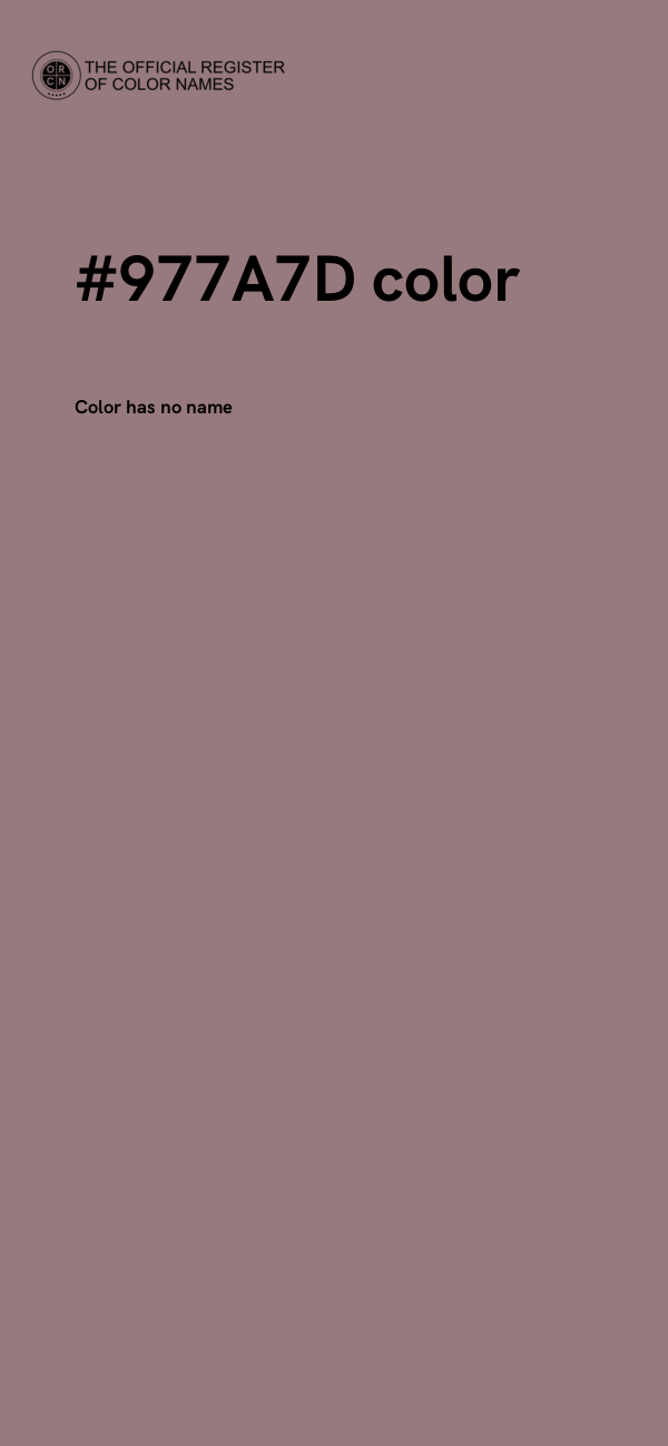 #977A7D color image