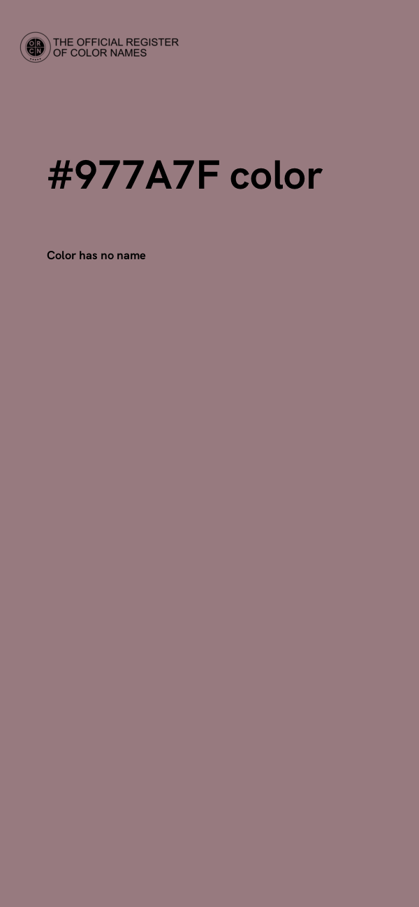 #977A7F color image