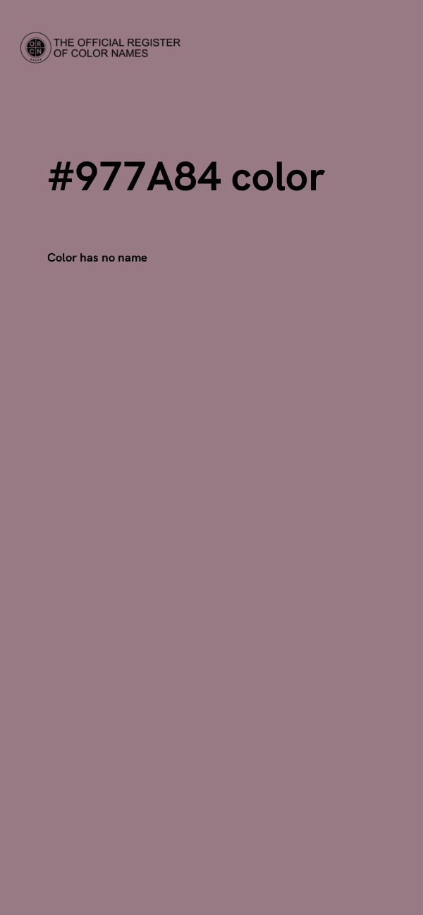 #977A84 color image